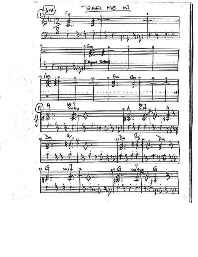 Lead sheet for Reel Me In